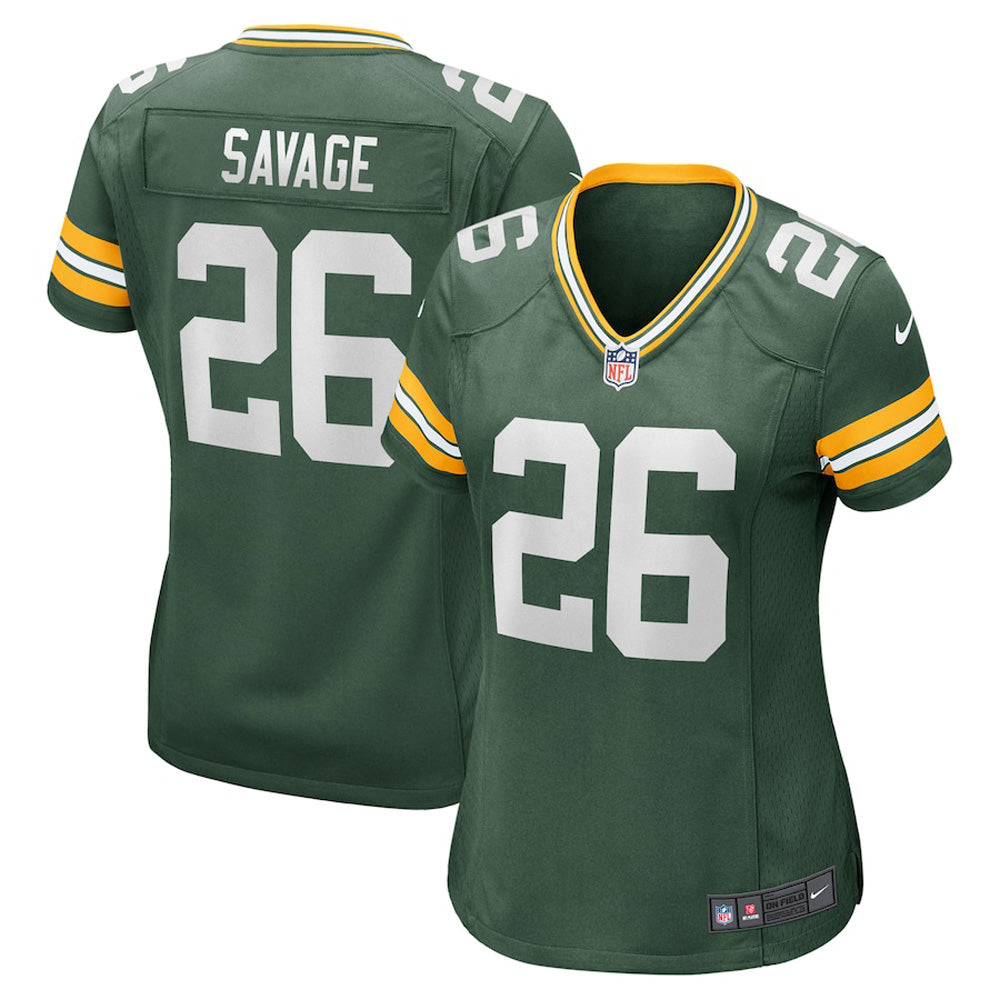 Women's Green Bay Packers Darnell Savage Game Jersey - Green