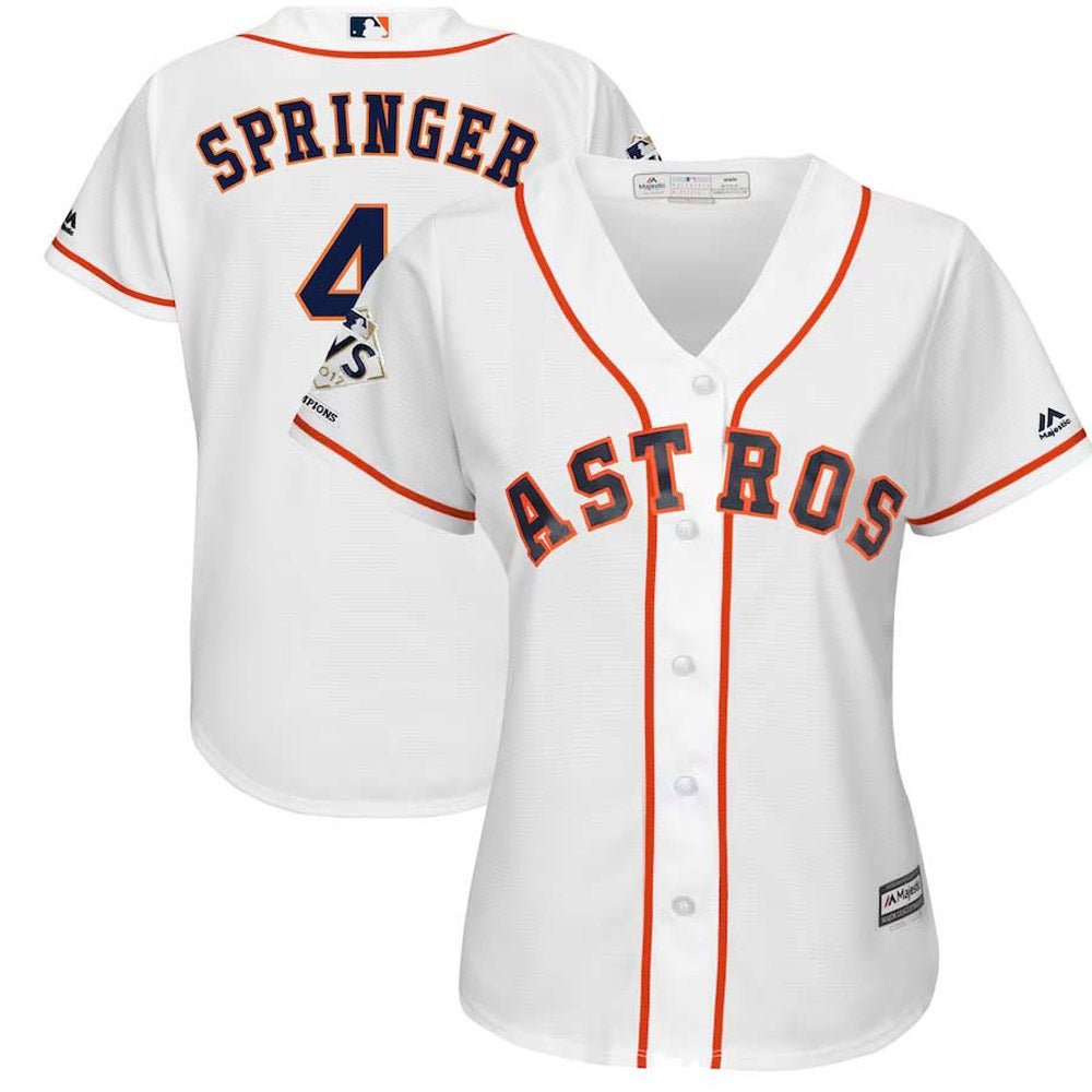 Women's Houston Astros George Springer Replica Home Jersey - White